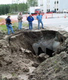 160px-Melting permafrost infastructure collapse.gif