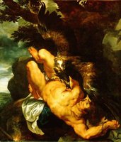 Figure 1. Prometheus chained to Mount Caucasus. (Source: Pieter Paul Rubens: Prometheus Bound, 1611-1612, Oil on canvas, 95 7/8