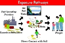 Exposure pathways of hazardous substances