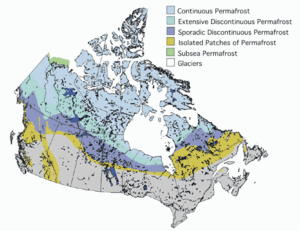 300px-Permafrost canada map.gif