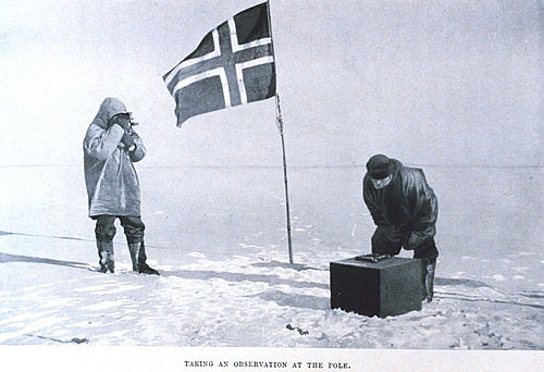 Amundsen - Taking an Observation at the Pole.jpg