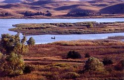 250px-Sand Hills Lake, Nebraska, USA.jpg