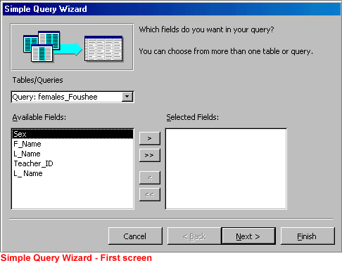 Simple Query Wizard