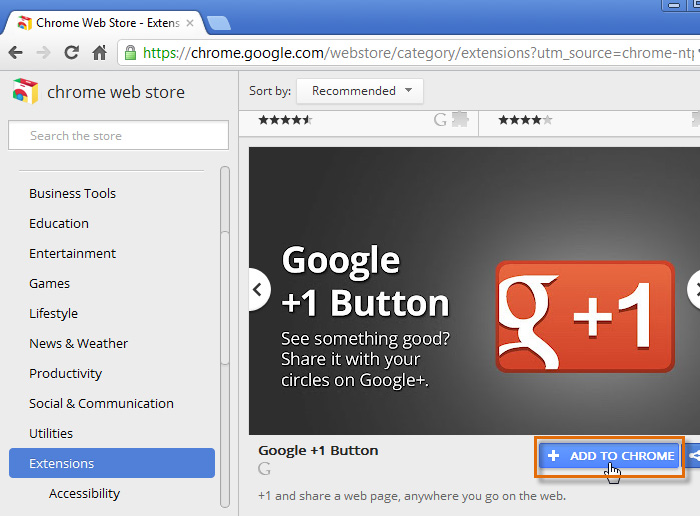 Screenshot of Google Chrome