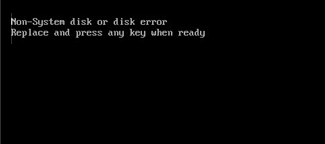 The Non-System Disk or Disk Error Message