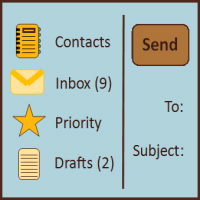 Graphic of Email Window