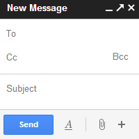 Screenshot of Gmail interface