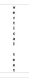 Vertical Text