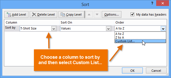 Screenshot of Excel 2013