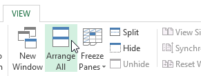 Screenshot of Excel 2013