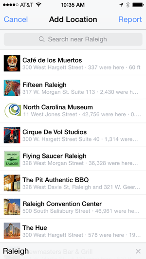 screenshot of Facebook