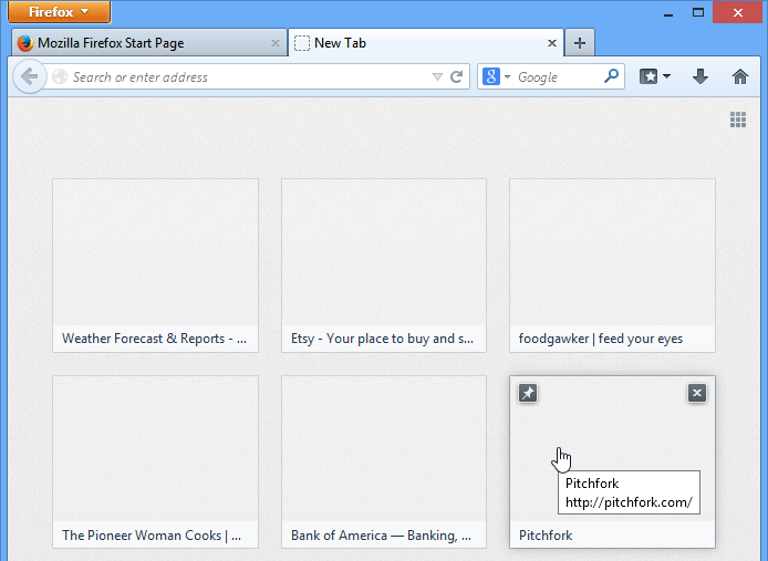 Screenshot of Firefox