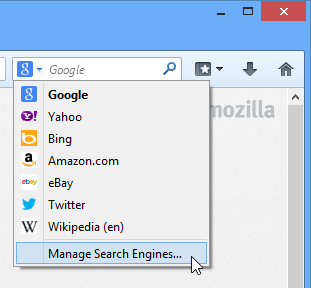 Screenshot of Firefox