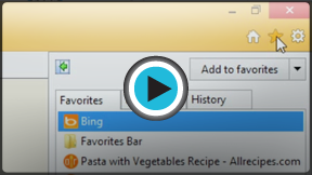 Launch "Adding and Managing Favorites" video!