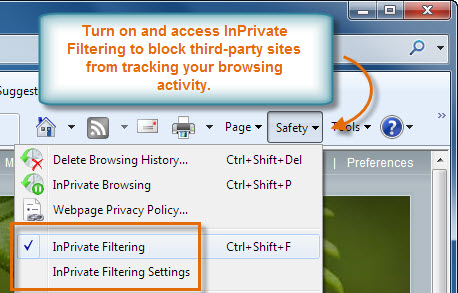 Access InPrivate Filtering