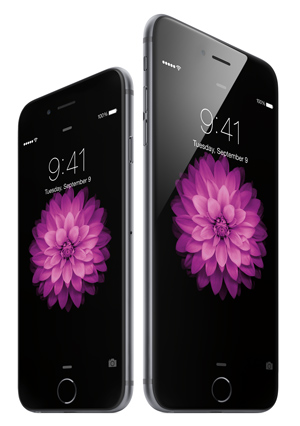 picutre of iPhone 6 and iPhone 6 Plus