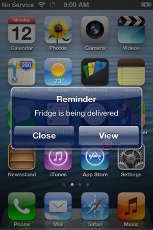 Reminders notifications