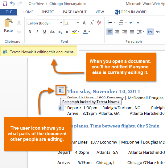 Screenshot of Microsoft SkyDrive