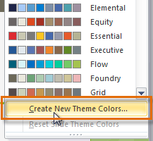 Creating New Theme Colors