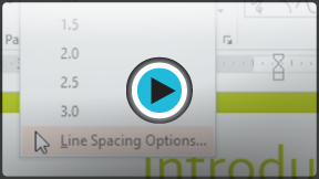 Launch "Indents and Line Spacing" video!