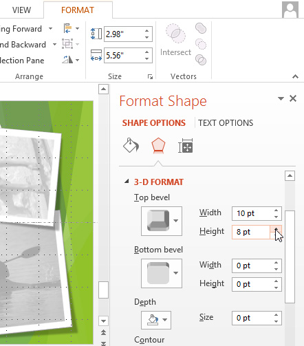 Screenshot of PowerPoint 2013