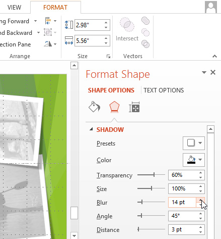 Screenshot of PowerPoint 2013