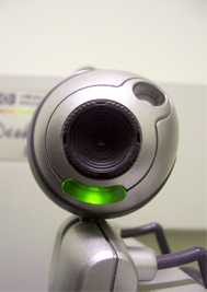 Separate webcam