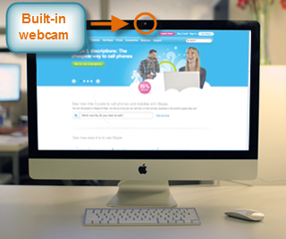 Built-in webcam