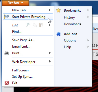 Screenshot of Firefox