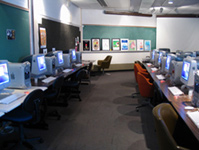 Photo of a computer lab