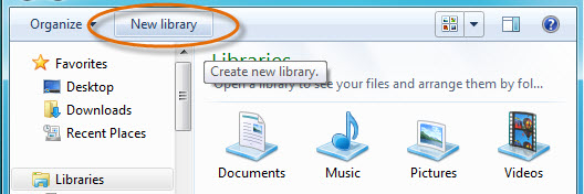 Create new Library