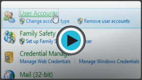 Launch "User Accounts and Parental Controls" video!