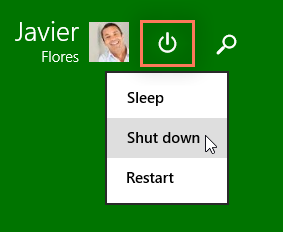 screenshot of Windows 8.1