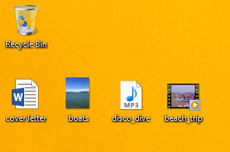 screenshot of Windows 8