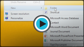 Launch "Working with Files and Folders" video!