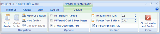 Active Footer