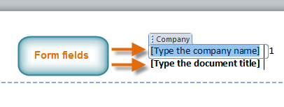 Form fields