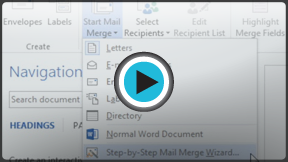 Launch "Mail Merge" video!