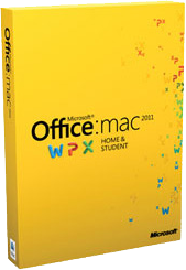Image of Office for Mac 2011 Product Box