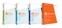 Image of Office 2013 Product Boxs