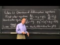 Overview of Differential Equations