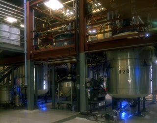 Bioreactor used in the production of drugs.