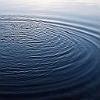 Photographs of ripples in a pond emanating from multiple points.