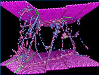 Rendered schematic of molecular structure.