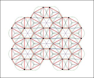 Brane tiling for complex cone over third del-Pezzo surface.