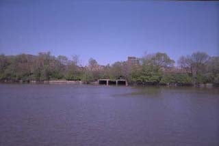 The Anacostia River in Washington, DC.