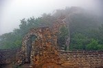 Walking the Great Wall.