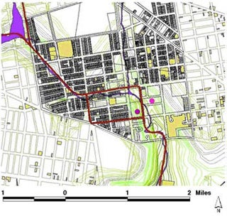 A map of Mill Creek, PA.