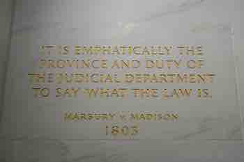 Marbury v. Madison Placard