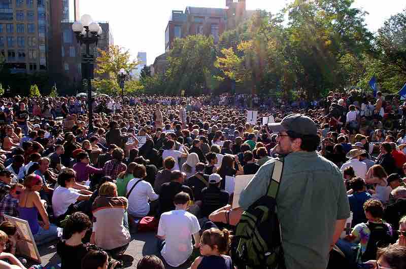 Occupy Wall Street, Washington Square Park 2011